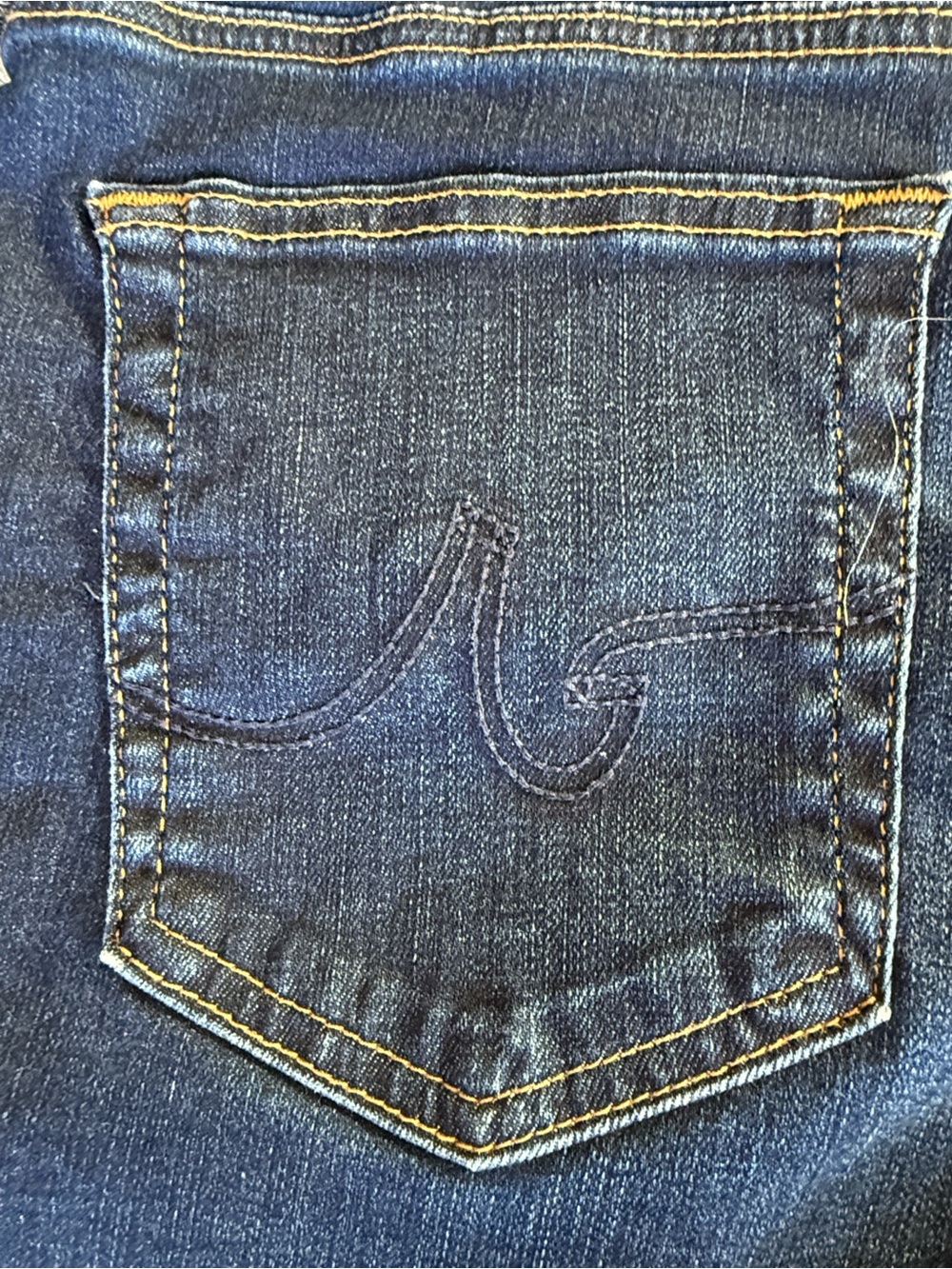 Ag Adriano Goldschmied Jeans Dark Blue Rolled-Hem  Shorts AG-ED DENIM 30‎ - Picture 10 of 17